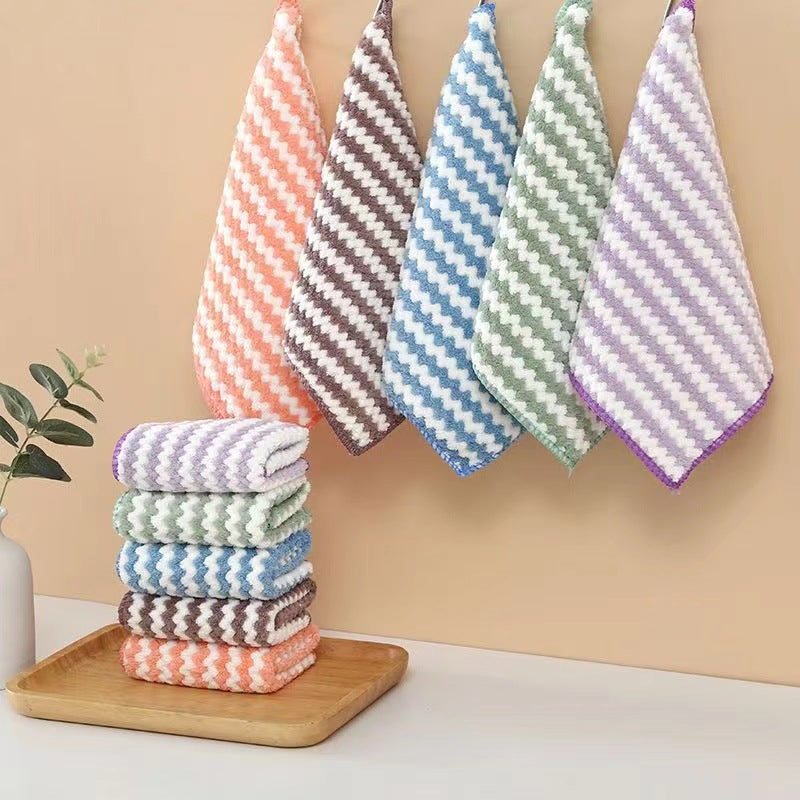 Cationic Coral Fleece Cleaning Cloth