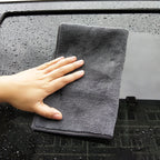 Thickened coral fleece absorbent double-sided microfiber car cleaning cloth