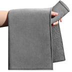 Thickened coral fleece absorbent double-sided microfiber car cleaning cloth