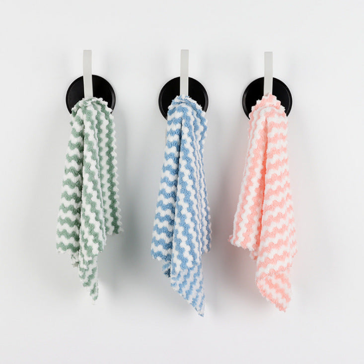 Cationic Coral Fleece Cleaning Cloth