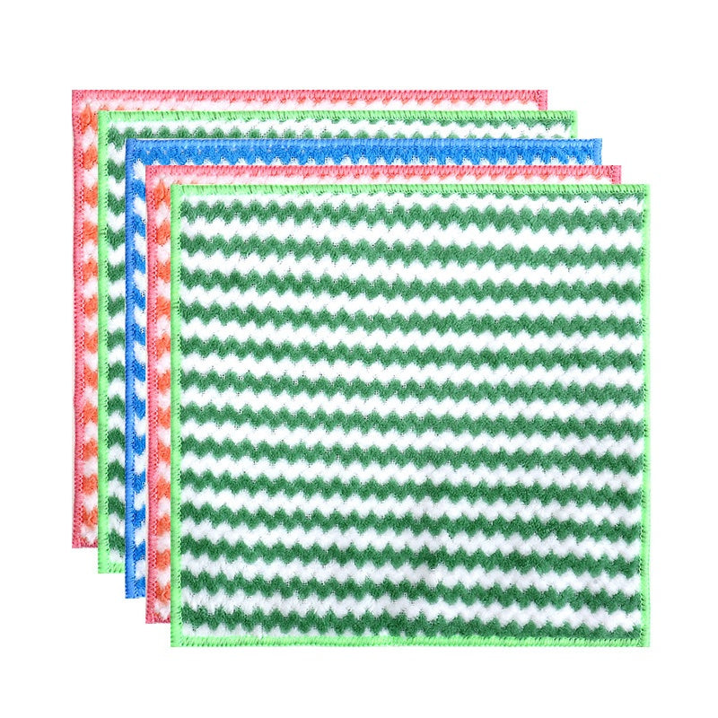 Coral fleece wave-patterned cloth